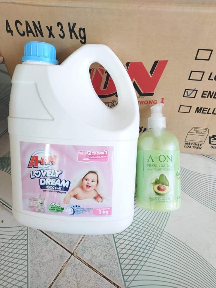 NƯỚC GIẶT AON - BÌNH 3KG