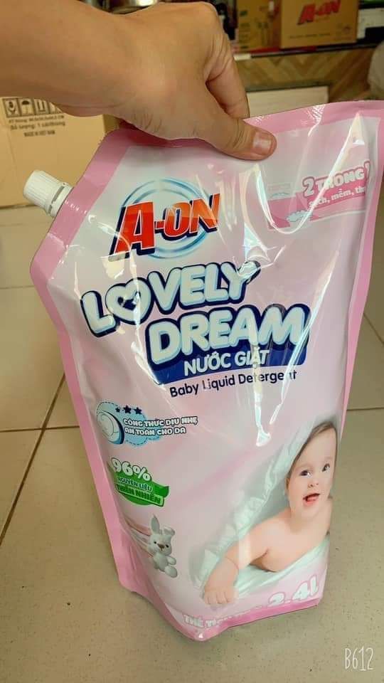 NƯỚC GIẶT AON -  TÚI 2.4L 