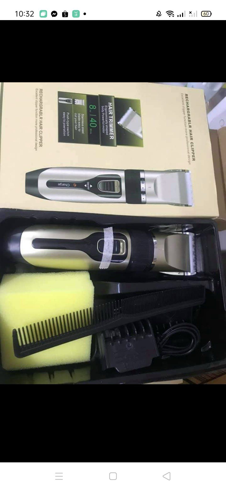 Tông đơ Hộp vàng