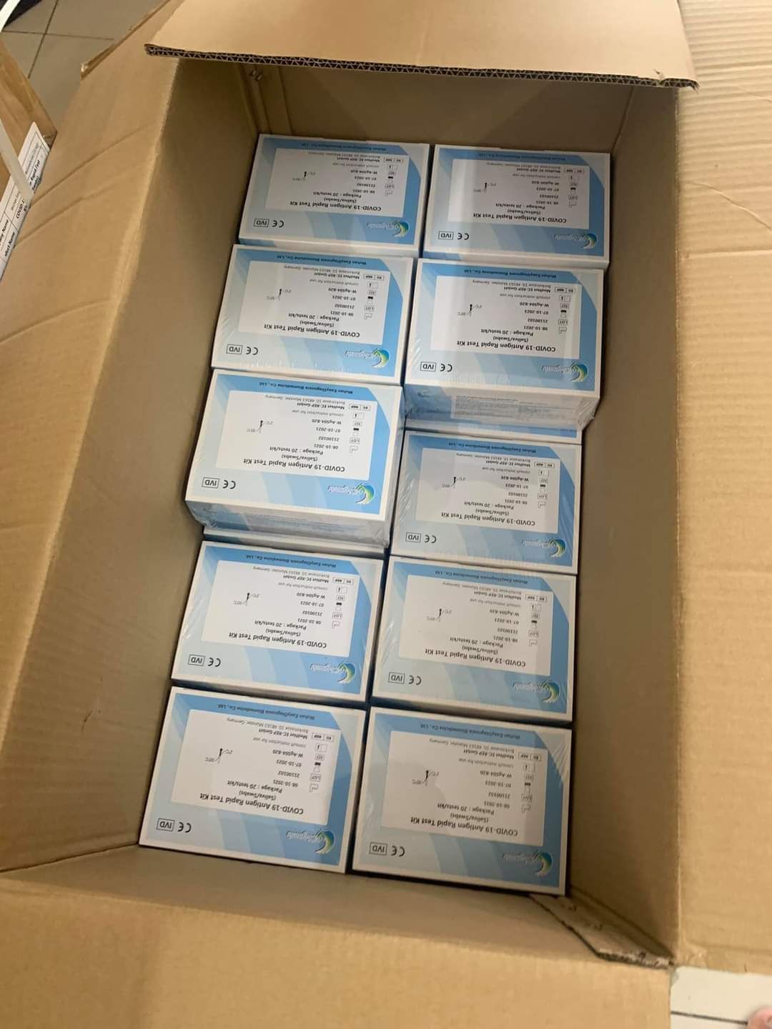 KIT TEST  NƯỚC BỌT COVID -19.