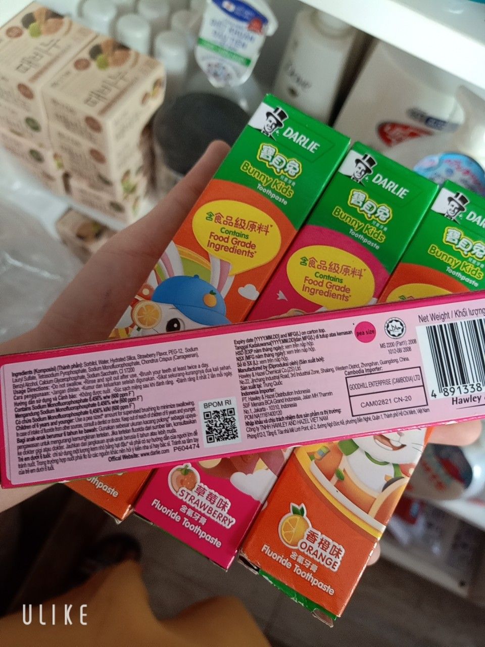 KEM ĐÁNH RĂNG DARLIE TRẺ EM 