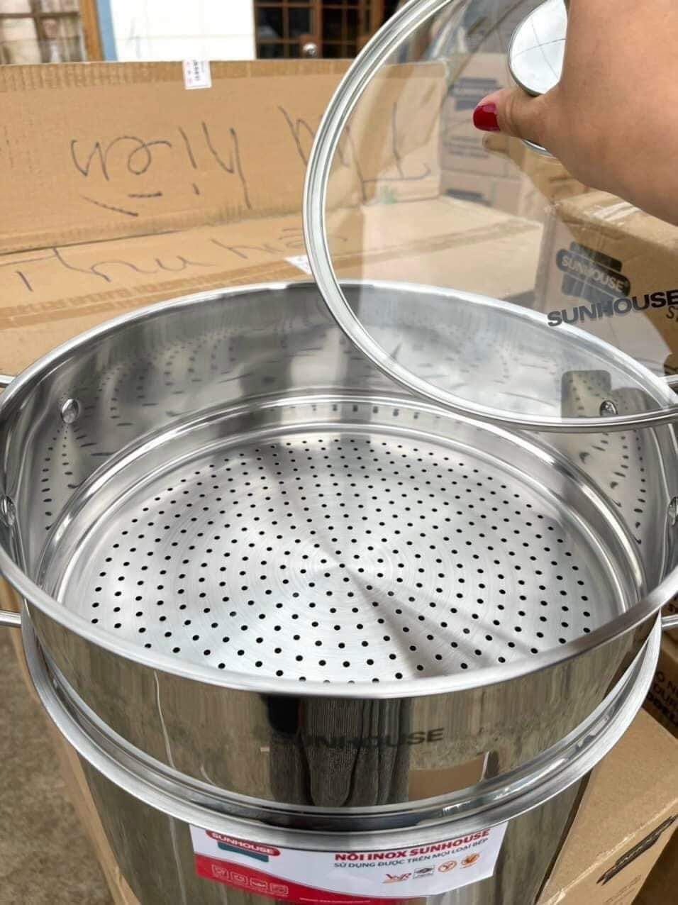 Nồi Xửng Hấp Sunhouse 28CM