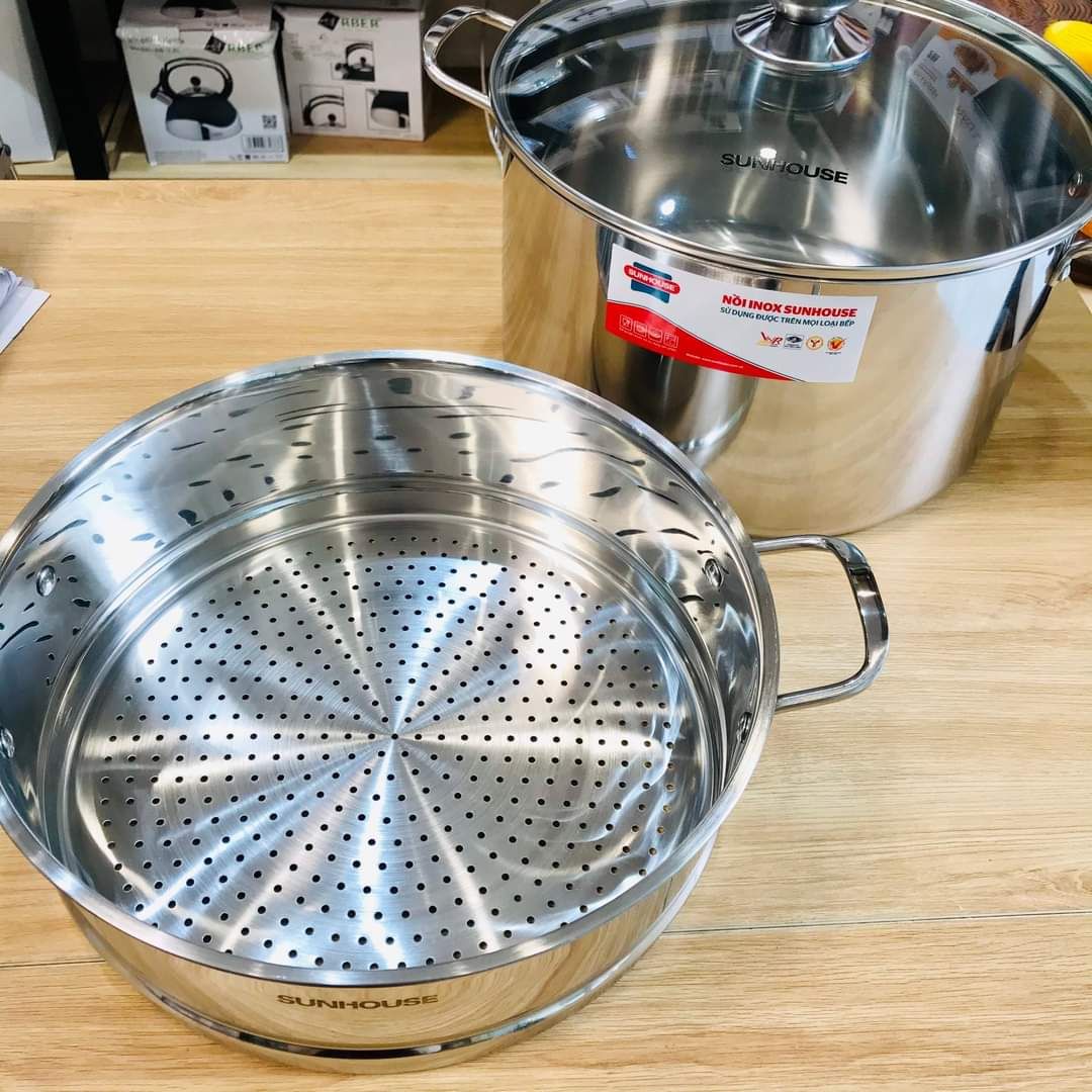 Nồi Xửng Hấp Sunhouse 28CM