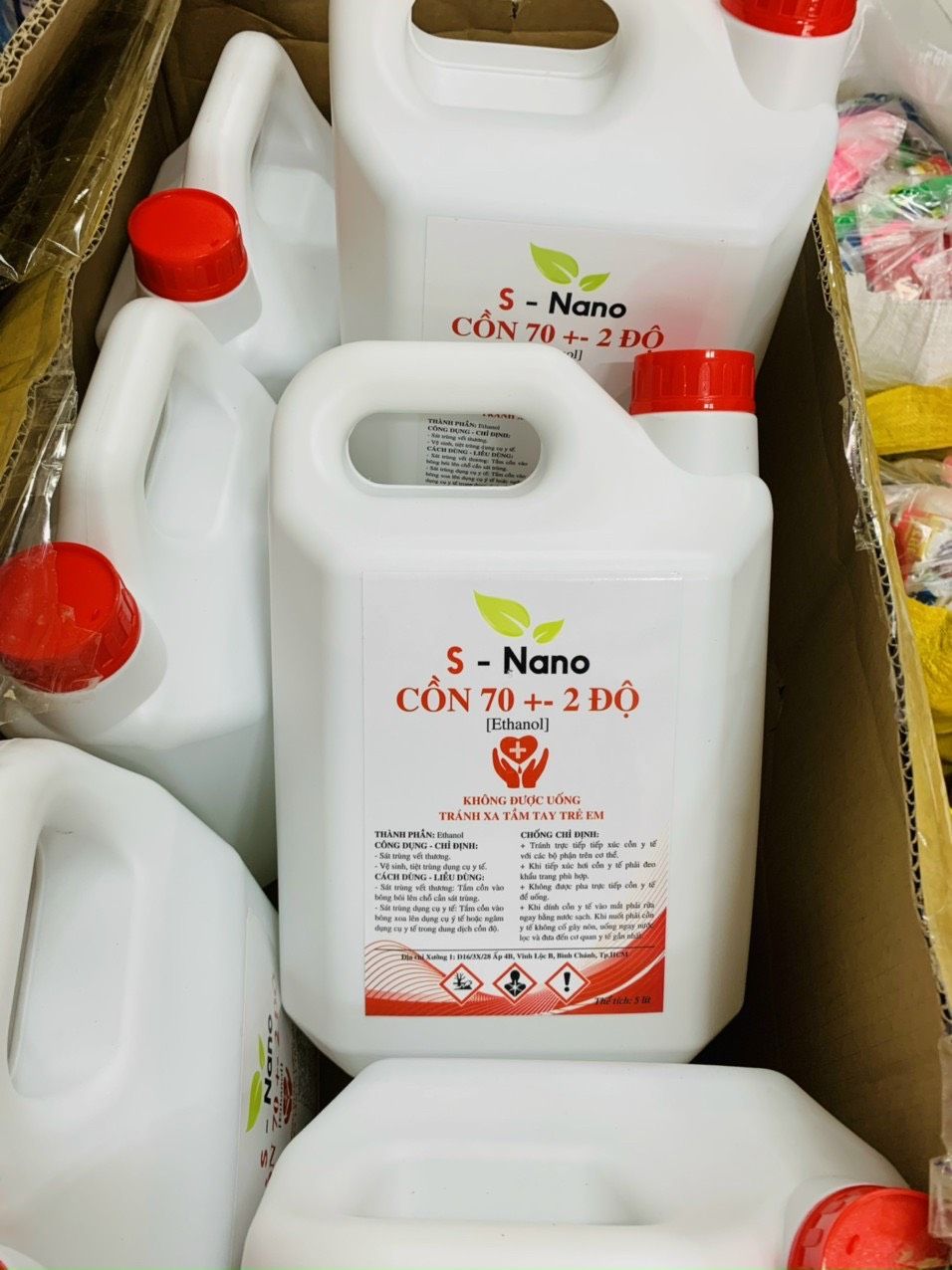 CỒN NANO - CAN 5 LÍT