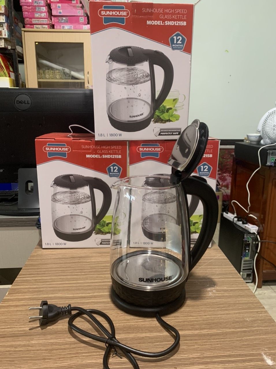 ẤM SIÊU TỐC SUNHOUSE SHD1215