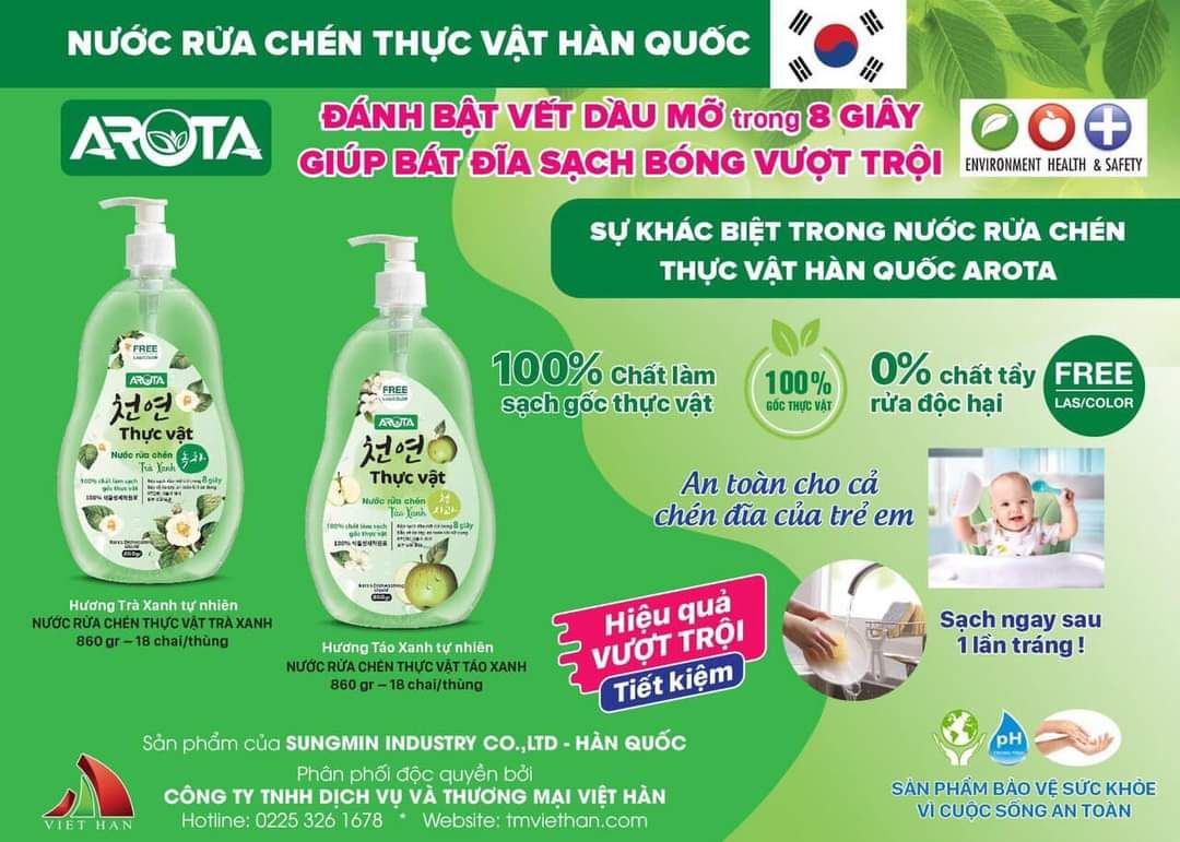 NƯỚC RỬA CHÉN TV HÀN QUỐC