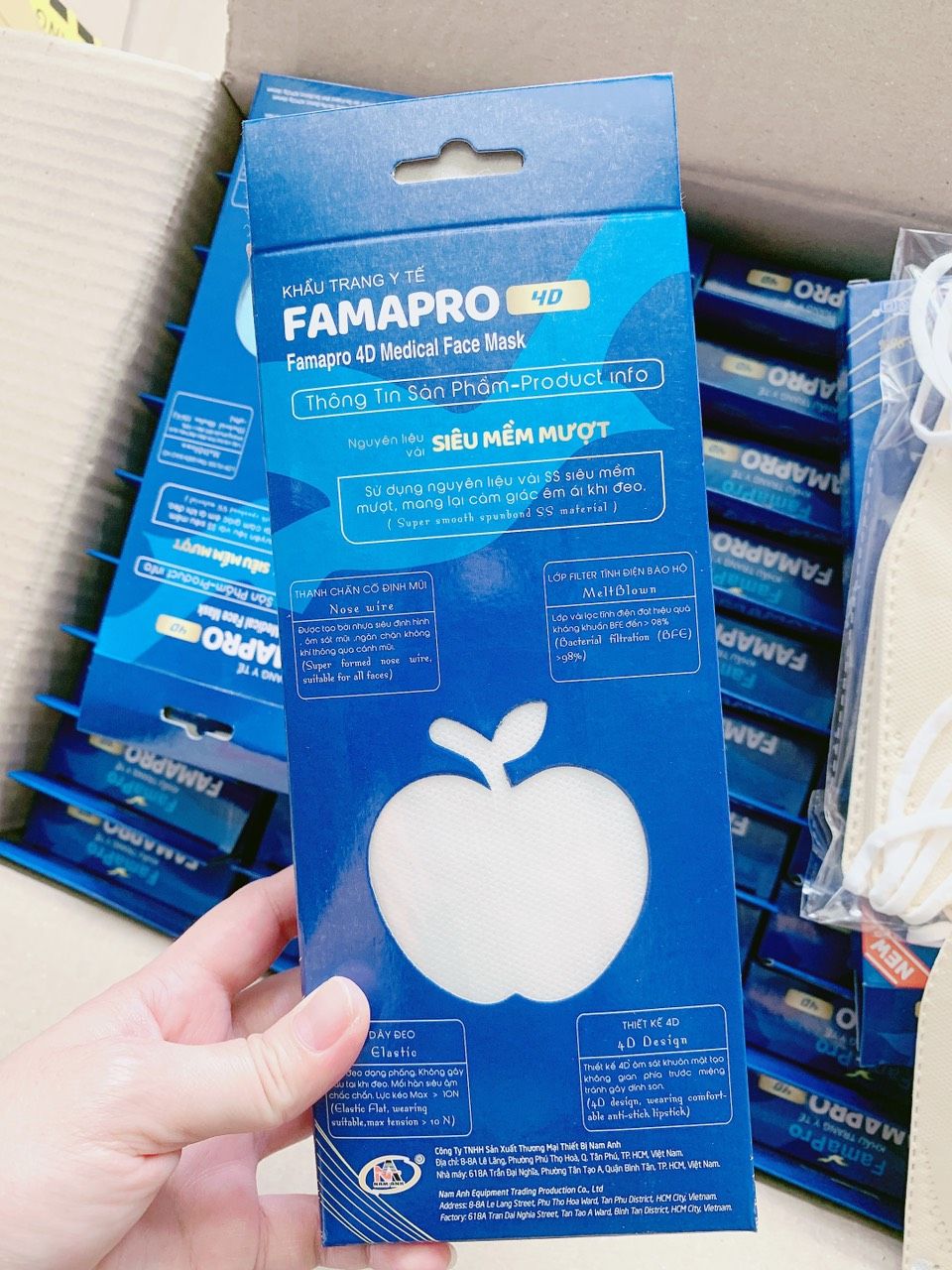 KHẨU TRANG KF94 FARMAPRO - BÁN TỪ 3 HỘP 50k