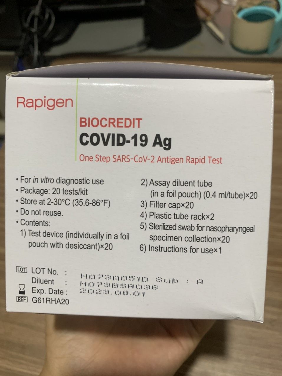 KIT TEST HÀN QUỐC 