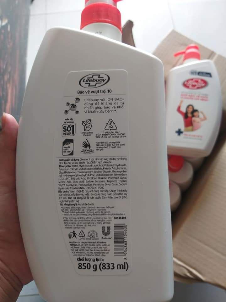 SỮA TẮM LIFEBOUY -  800gr