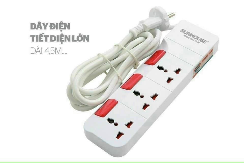 Ổ ĐIỆN ĐA NĂNG SUNHOUSE NHỎ - 3 CHẤU