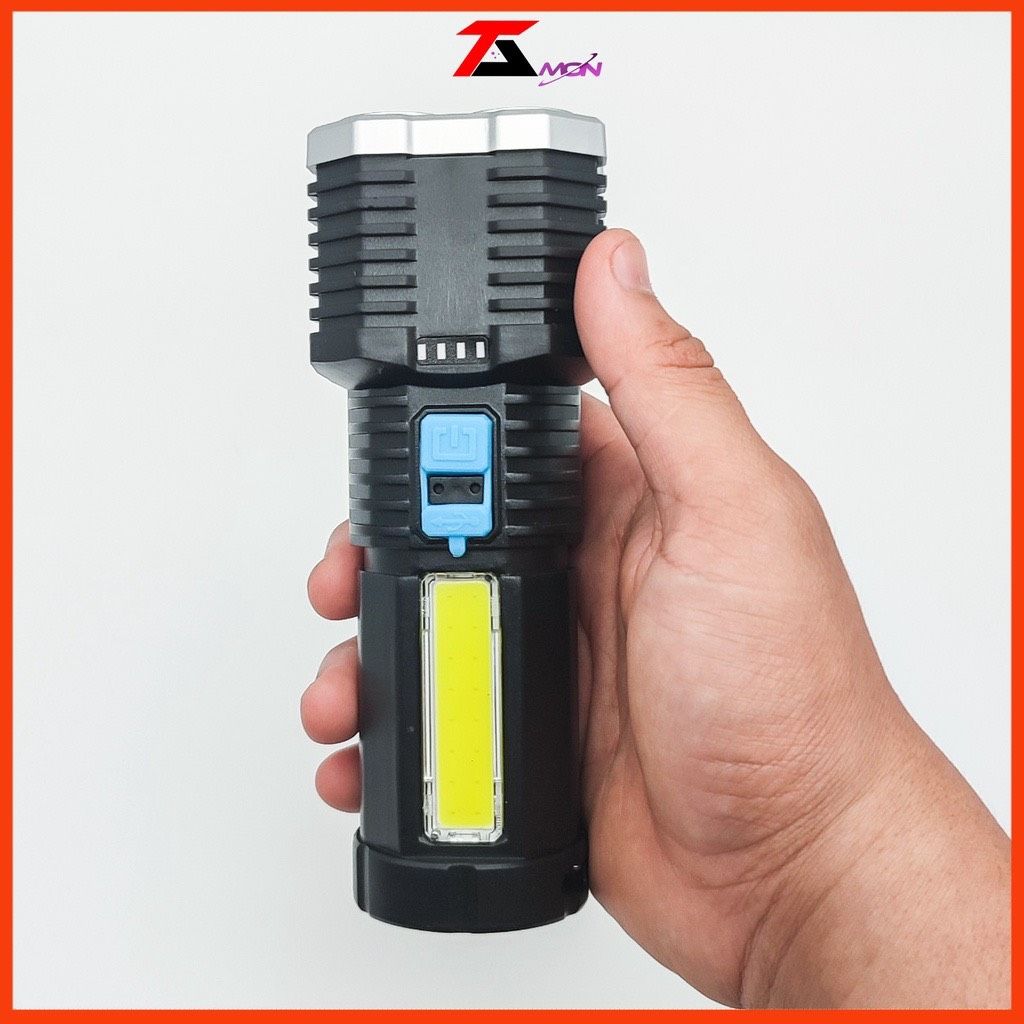 ĐÈN PIN CẦM TAY 4 BÓNG 