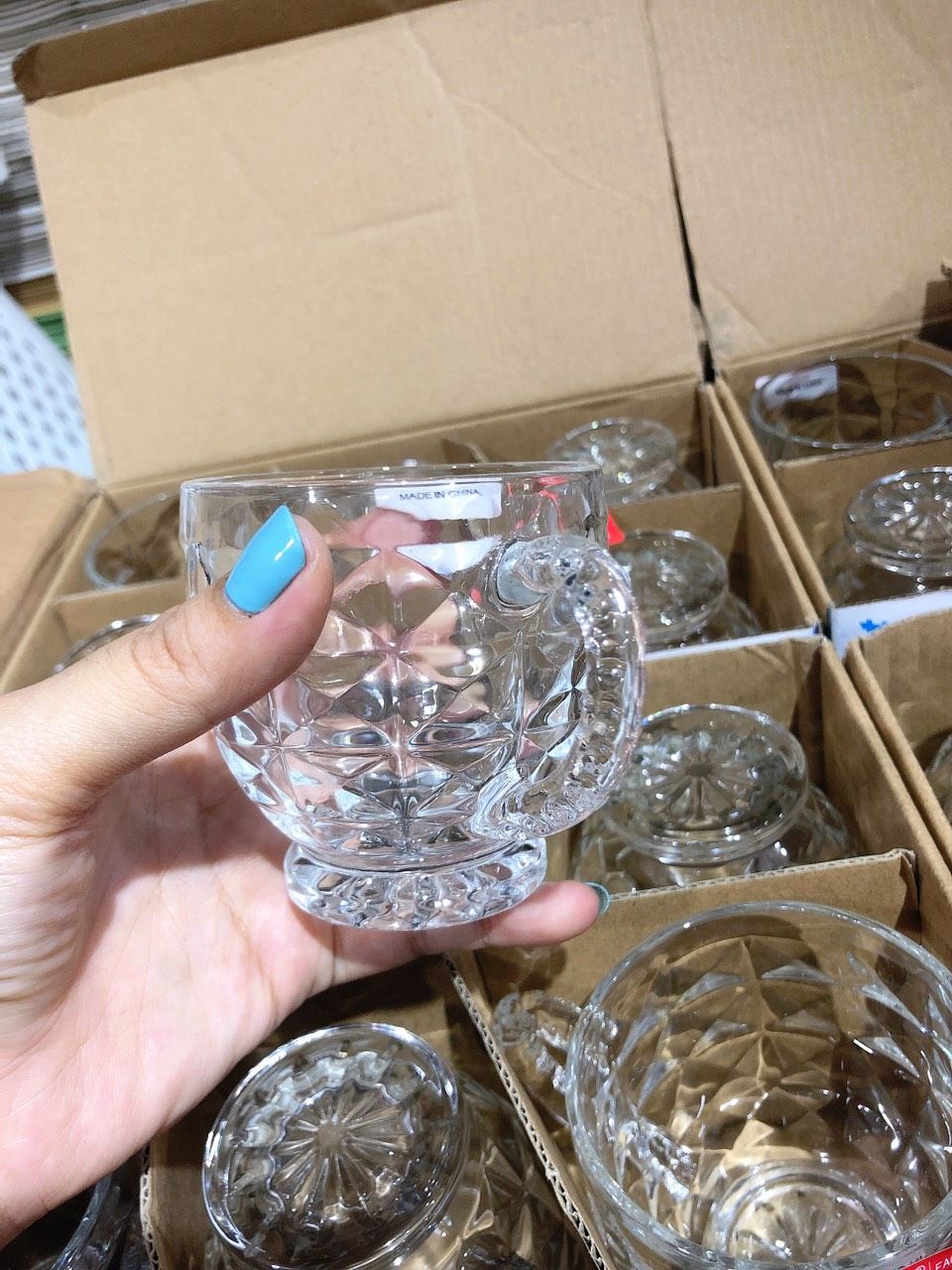 BỘ LY 6 CỐC THỦY TINH