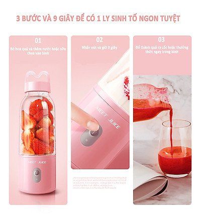 MÁY XAY SINH TỐ CẦM TAY MEET JUICE 