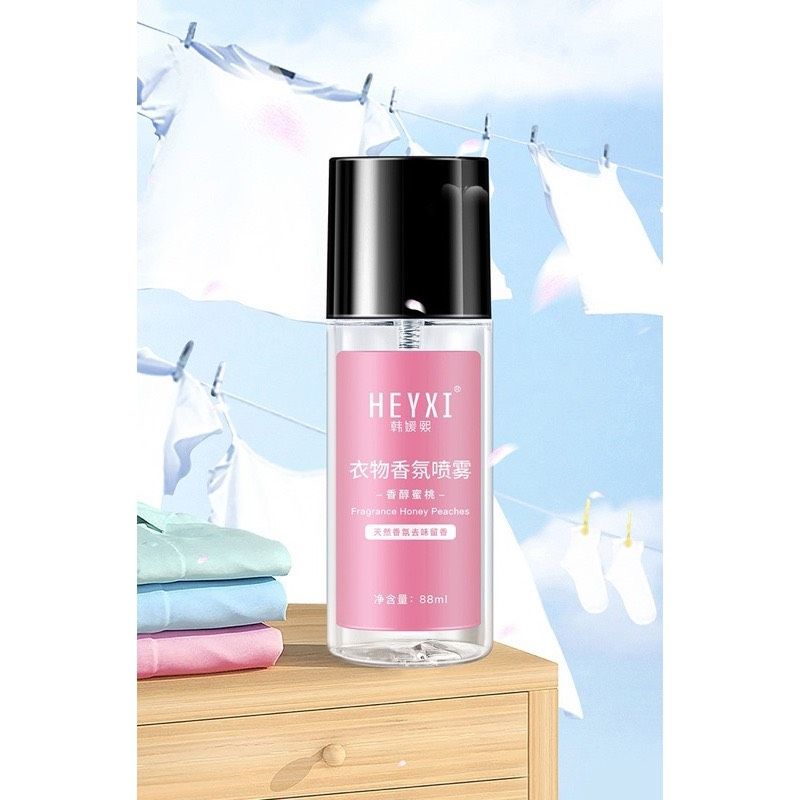 XỊT THƠM QUẦN ÁO HEYXI 88ML