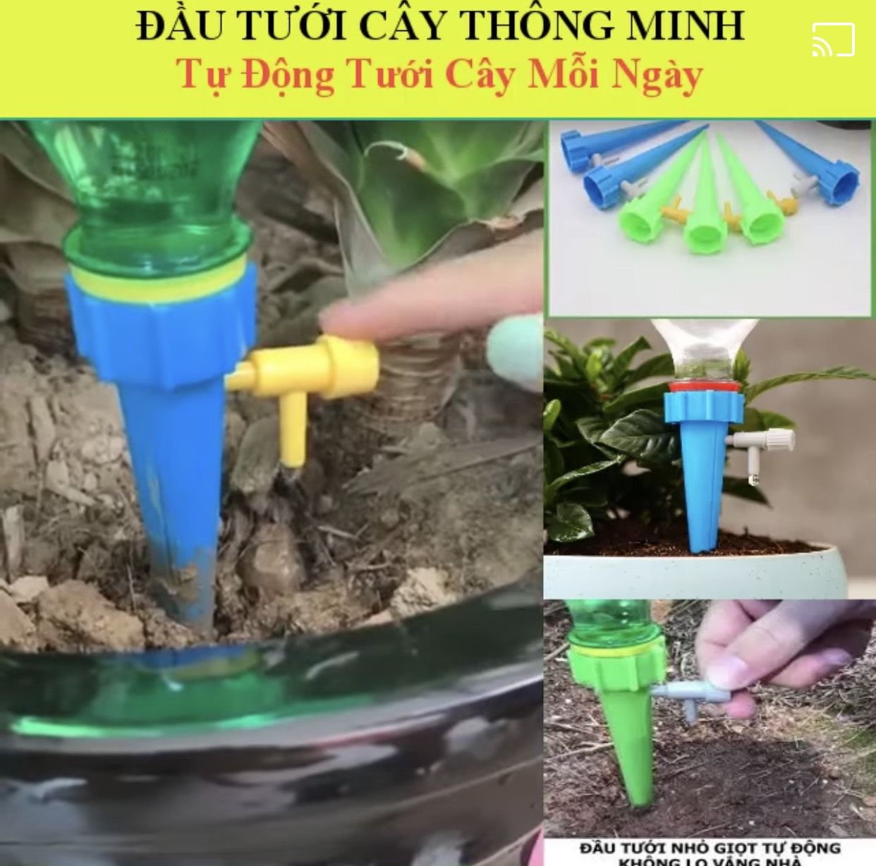 ĐẦU TƯỚI CÂY NHỎ GIỌT - BÁN TỪ 2 CÁI