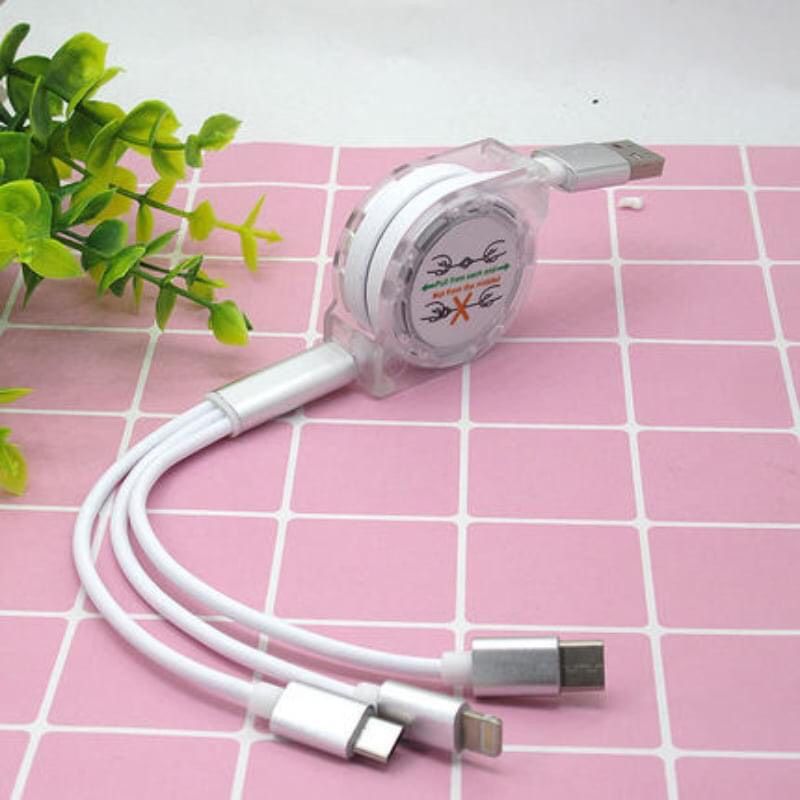 DÂY SẠC 3 ĐẦU RÚT GỌN