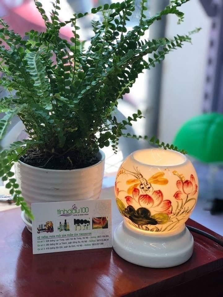 ĐÈN XÔNG TINH DẦU SỨ