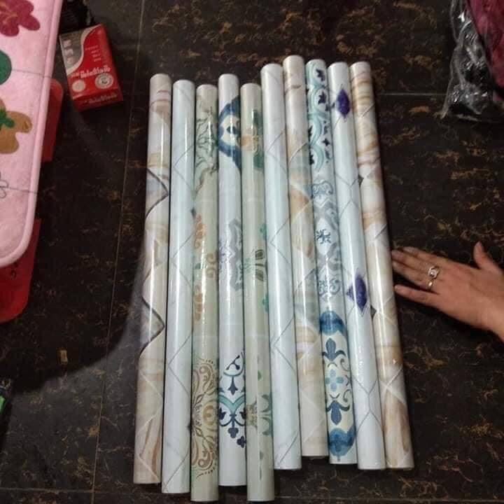 GIẤY DÁN BẾP HOA VĂN - BÁN TỪ 2 CUỘN