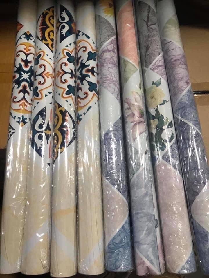 GIẤY DÁN BẾP HOA VĂN - BÁN TỪ 2 CUỘN