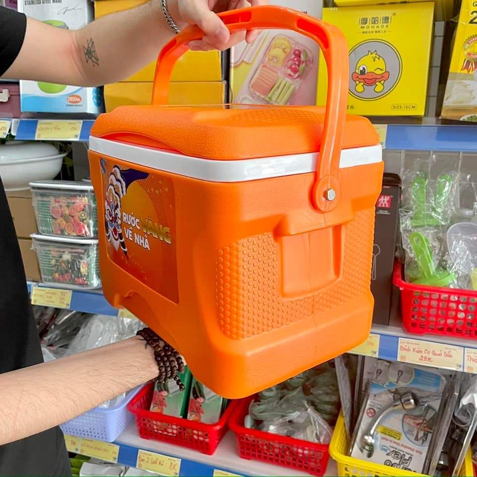 THÙNG ĐÁ 8 LÍT VUÔNG 