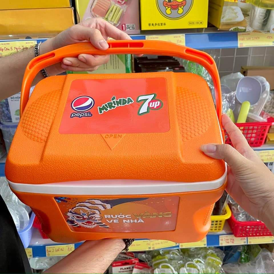 THÙNG ĐÁ 8 LÍT VUÔNG 