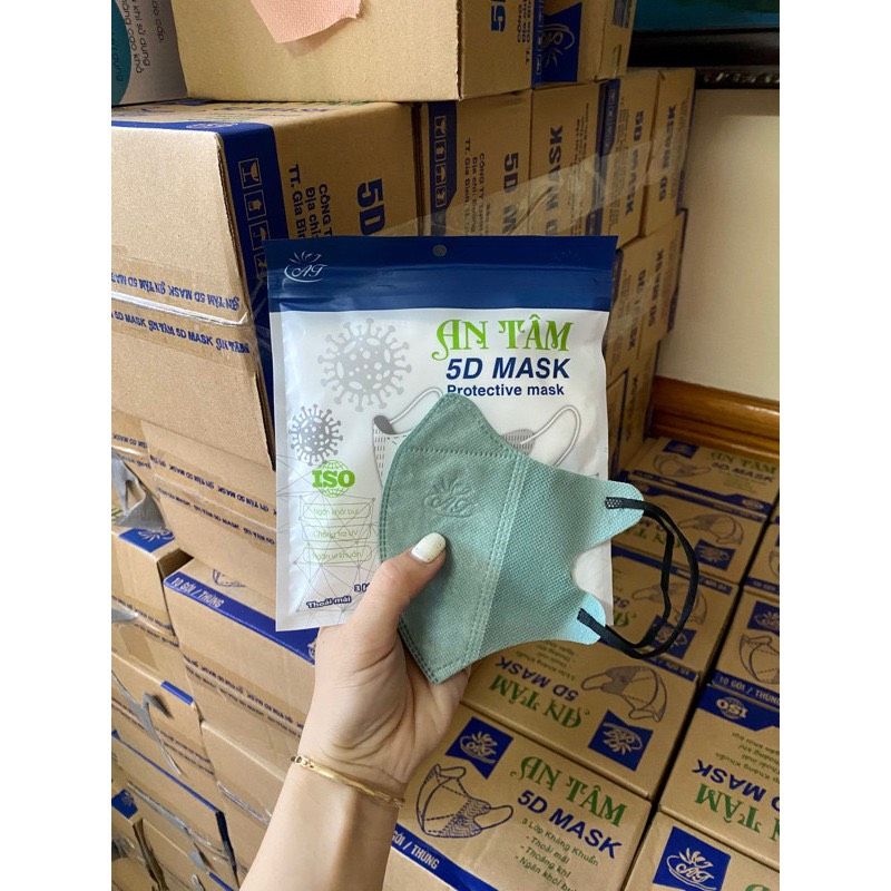 KHẨU TRANG 5D ANH TÂM - THÙNG 100 CÁI