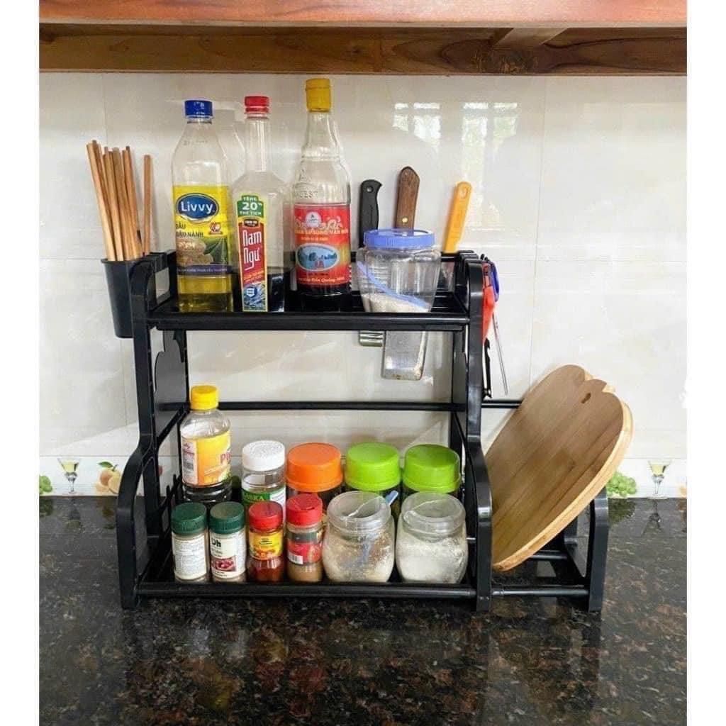 KỆ GIA VỊ CHỮ H ĐA NĂNG 