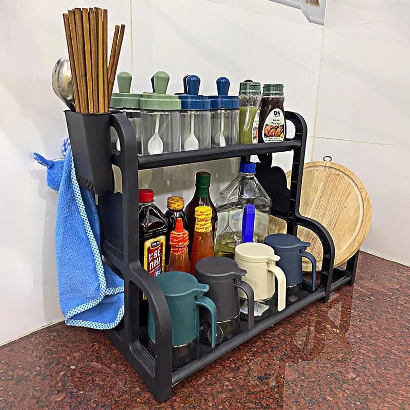 KỆ GIA VỊ CHỮ H ĐA NĂNG 