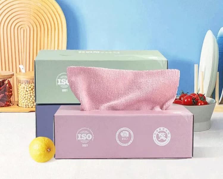 HỘP 20 CHIẾC KHĂN LAU ĐA NĂNG COTTON - SET 2 HỘP 