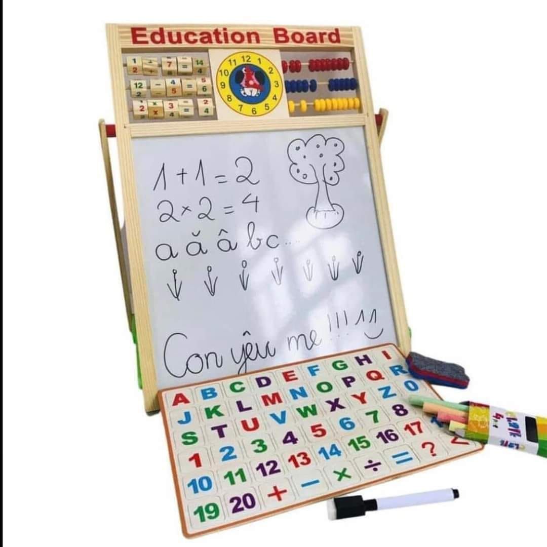 BẢNG NAM CHÂM XOAY 02 MẶT THÔNG MINH 