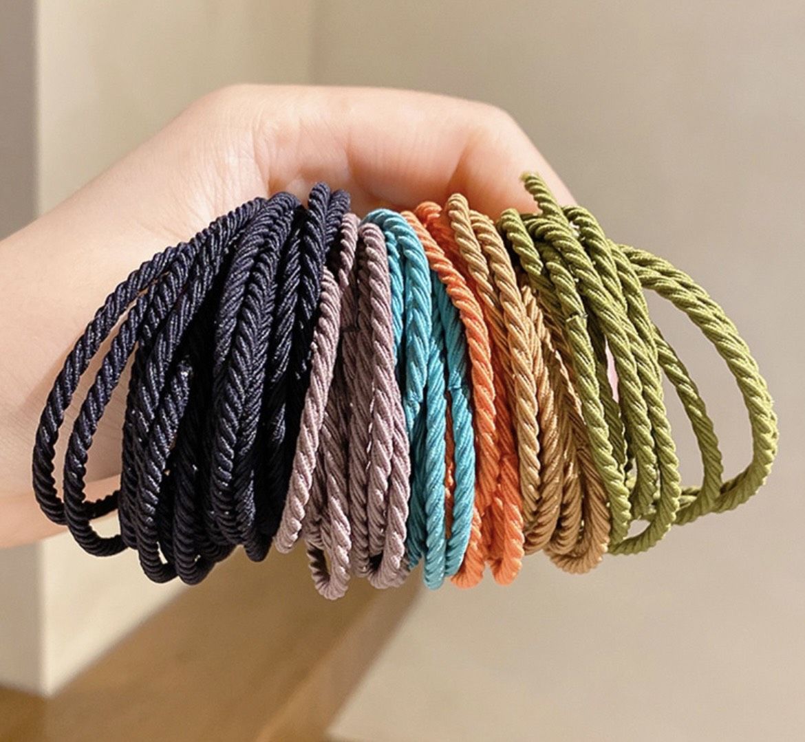  ỐNG THUN CỘT TÓC 100 SỢI - SET 2 ỐNG 