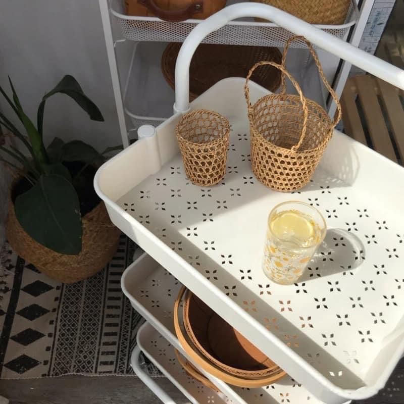 KỆ SPA 3 TẦNG CÓ BÁNH XE SIÊU XỊN SÒ