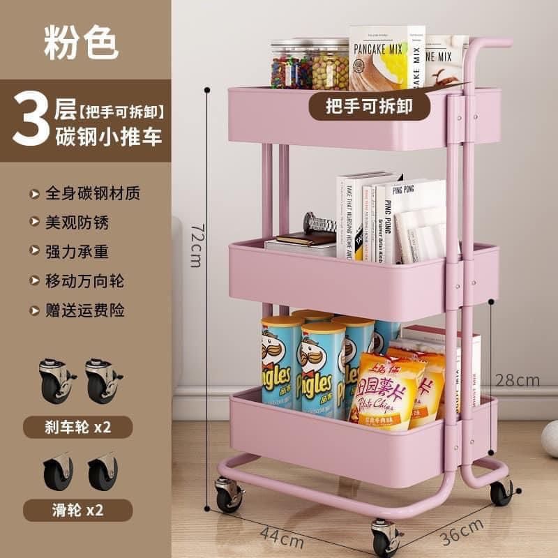 KỆ SPA 3 TẦNG CÓ BÁNH XE SIÊU XỊN SÒ