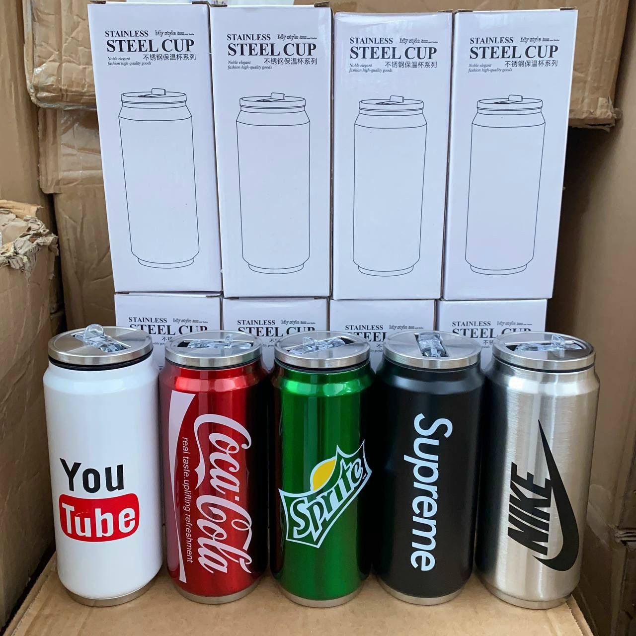 LY GIỮ NHIỆT CAO CẤP HÌNH LON NƯỚC NGỌT