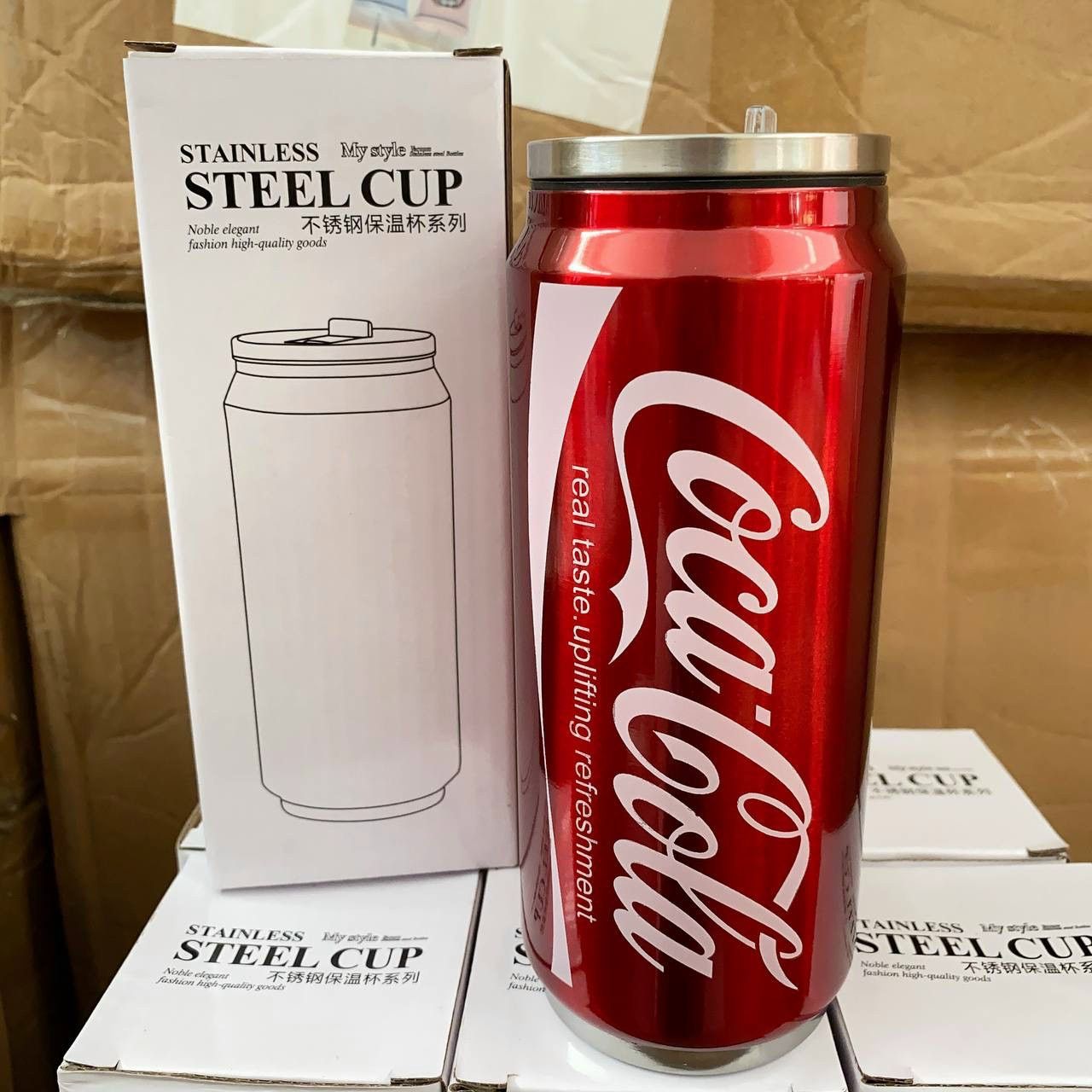 LY GIỮ NHIỆT CAO CẤP HÌNH LON NƯỚC NGỌT