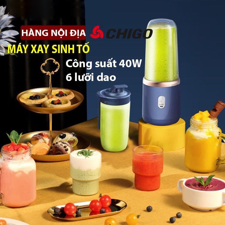 MÁY XAY SINH TỐ 6 LƯỠI CẦM TAY