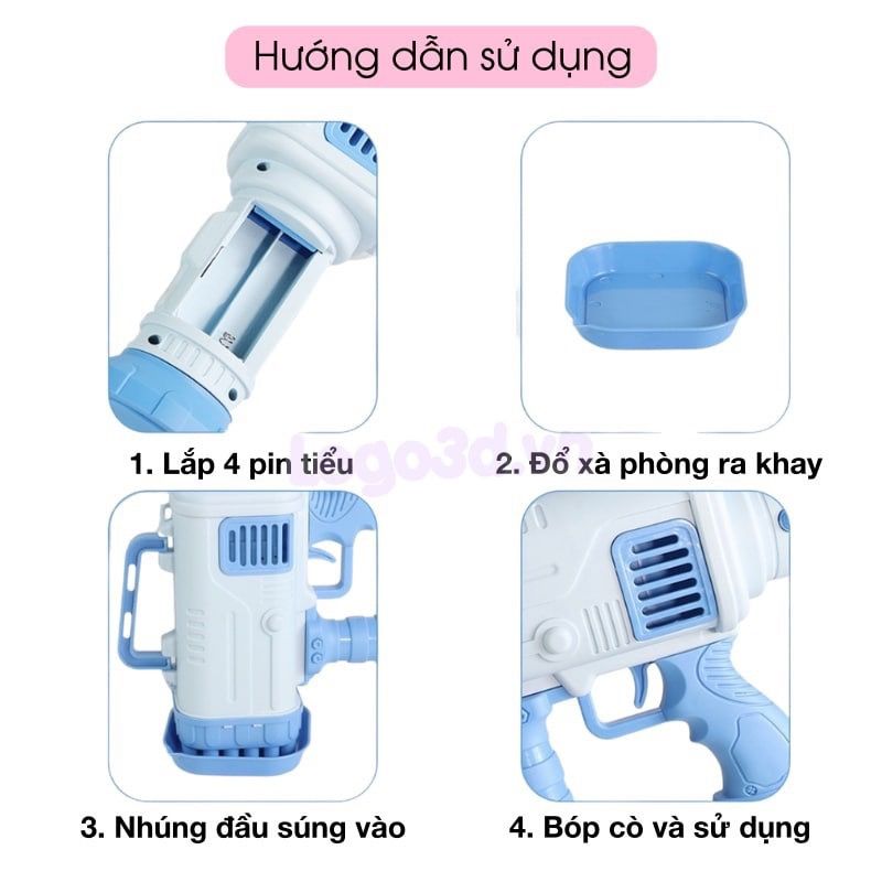 SÚNG BẮN BONG BÓNG 32 NÒNG