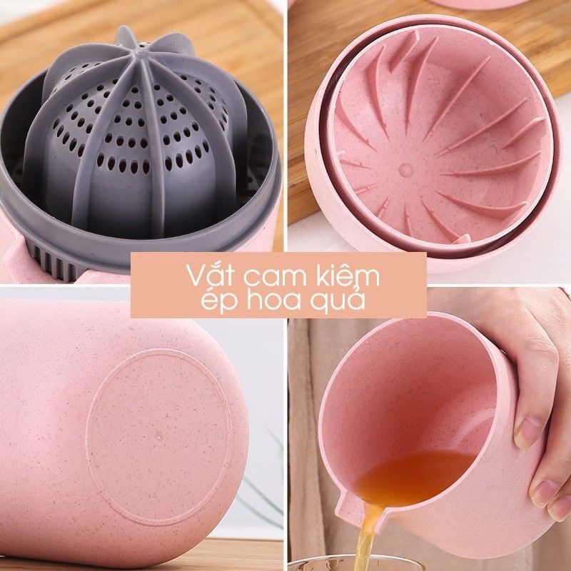 LY VẮT CAM ÉP HOA QUẢ TIỆN LỢI 2 IN 1