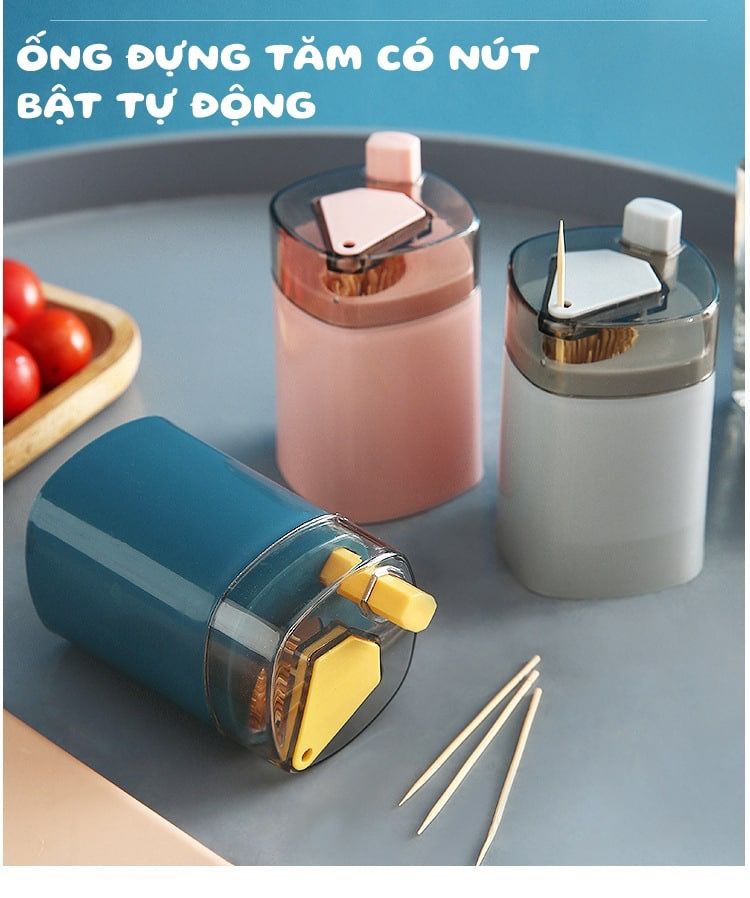 ỔNG ĐỰNG TĂM CÓ NÚT BẬT TỰ ĐỘNG