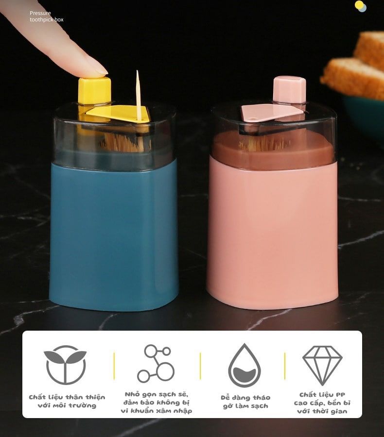 ỔNG ĐỰNG TĂM CÓ NÚT BẬT TỰ ĐỘNG