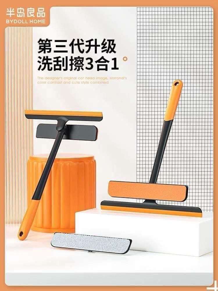 CÂY LAU KÍNH CÓ KÈM GẠT NƯỚC XOAY 360 ĐỘ