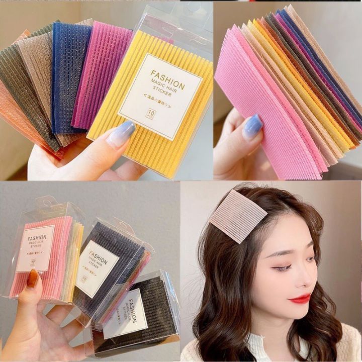 SET 10 MIẾNG DÁN GIỮ CỐ ĐỊNH TÓC NHIỀU MÀU