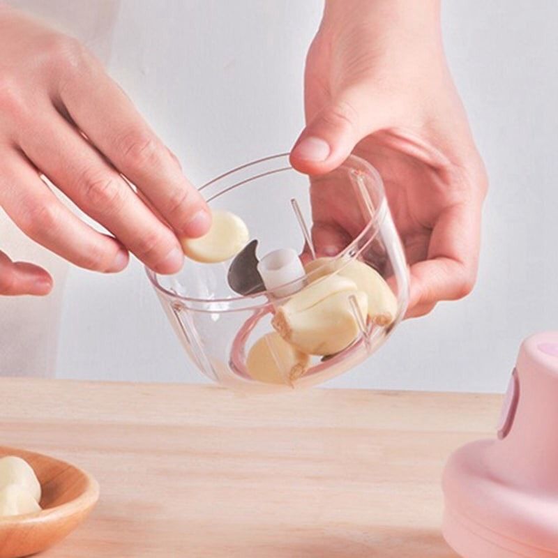 MÁY XAY TỎI MINI ĐIỆN 