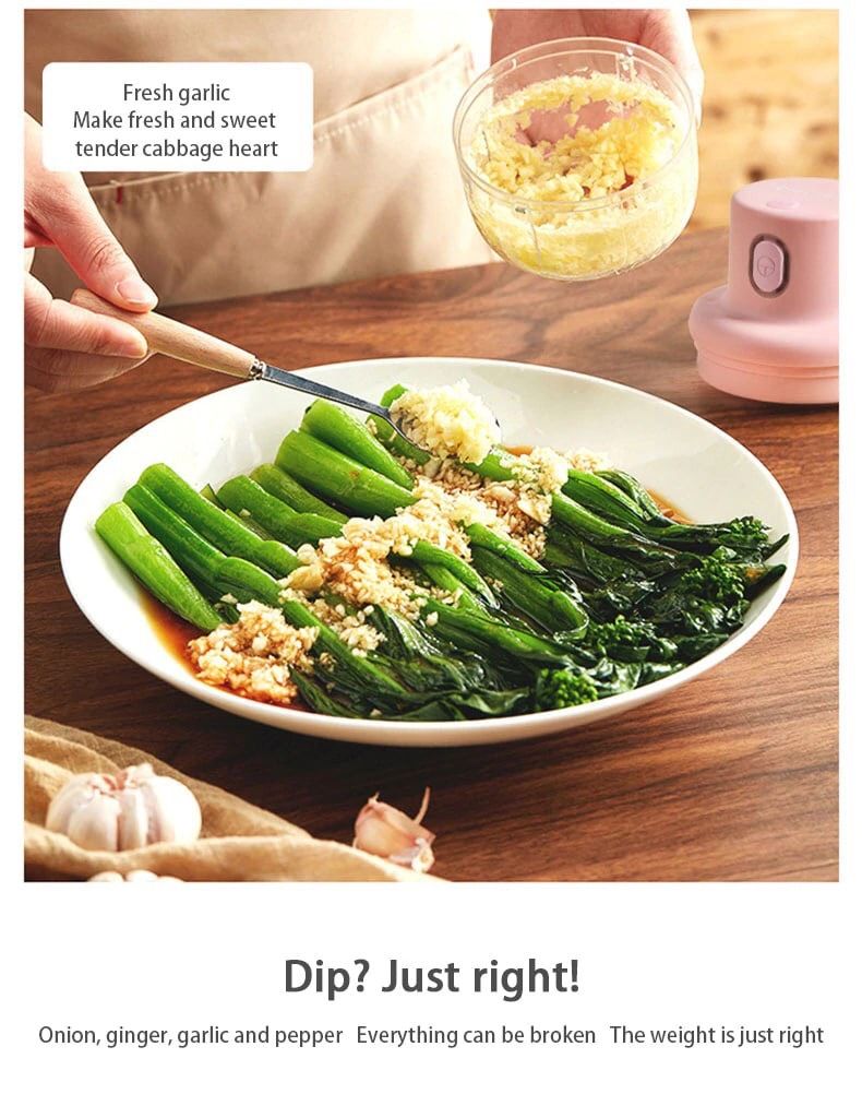 MÁY XAY TỎI MINI ĐIỆN 