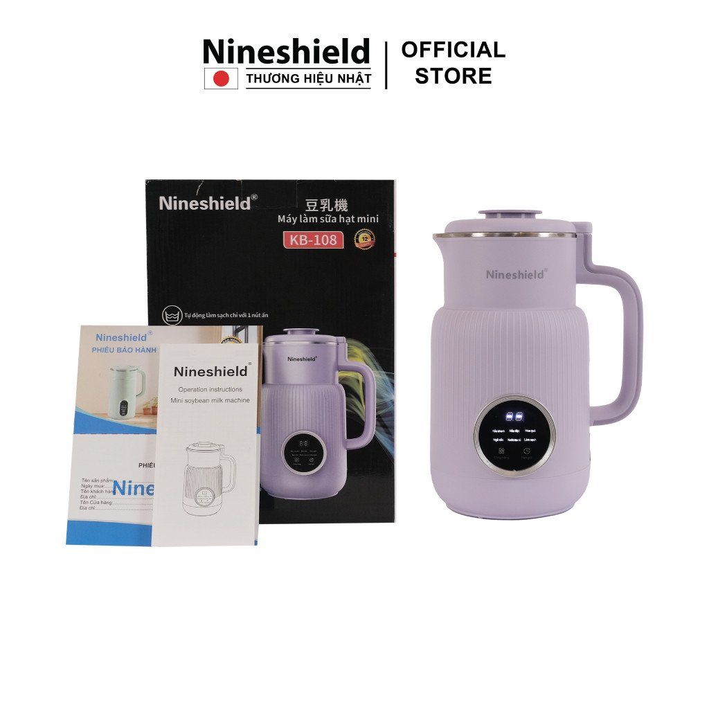 MÁY LÀM SỮA HẠT NINE SHIELD 600ML