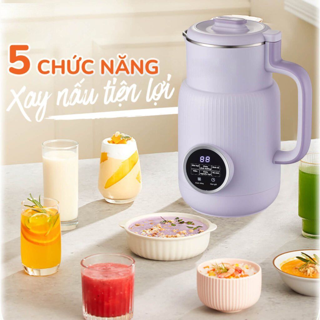 MÁY LÀM SỮA HẠT NINE SHIELD 600ML