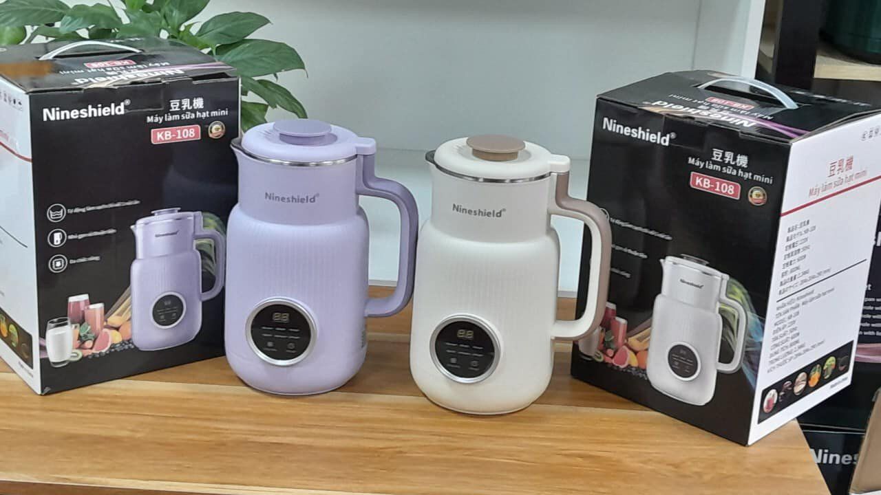 MÁY LÀM SỮA HẠT NINE SHIELD 600ML