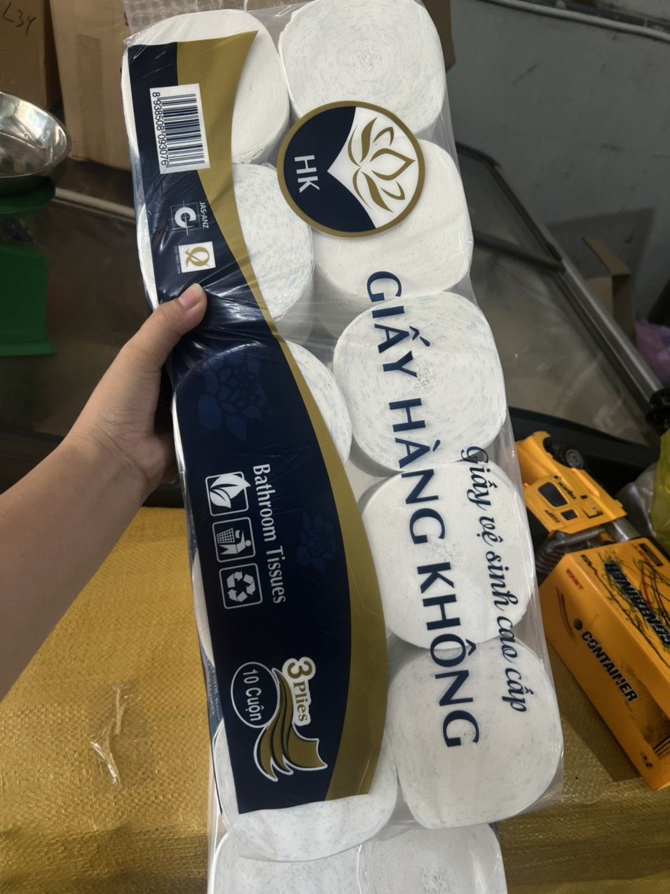 GIẤY VỆ SINH VIETNAMAIRLINE LỐC 10 CUỘn