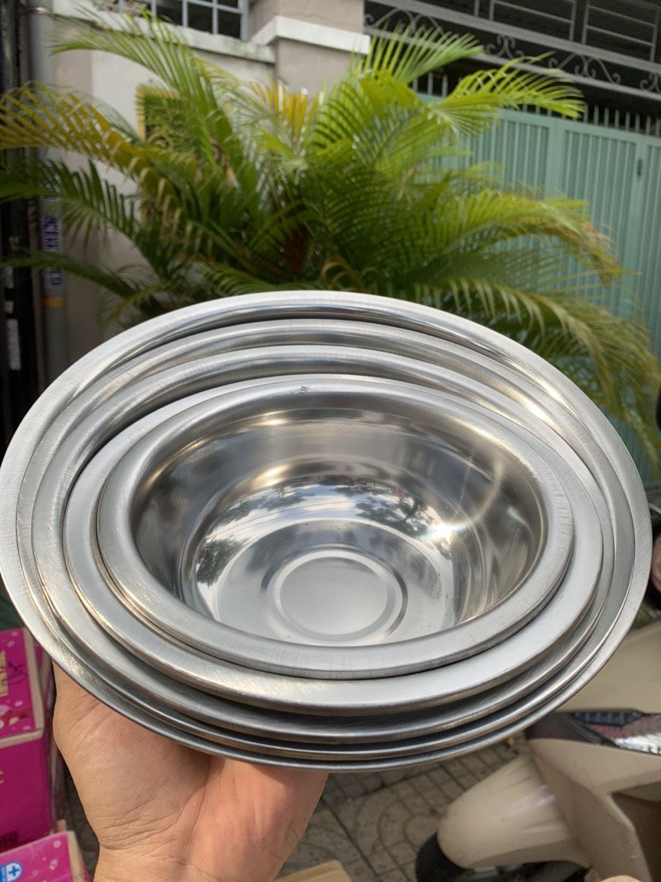 BỘ THAU RỔ INOX 05 MÓN