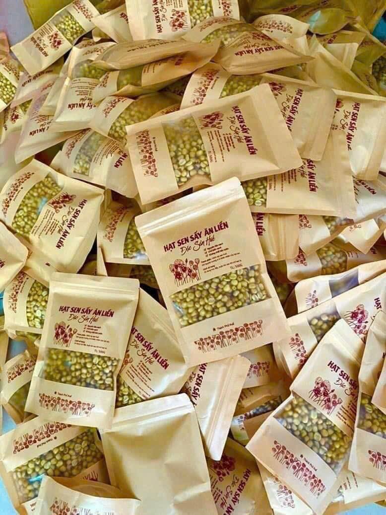 HẠT SEN SẤY GIÒN ĂN LIỀN